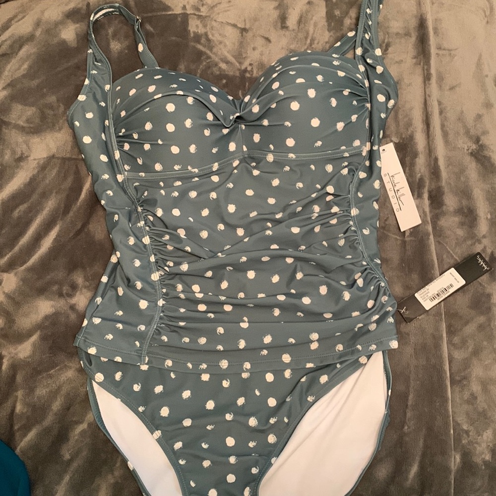 Nicole Miller Studio sz 2X Tankini suit